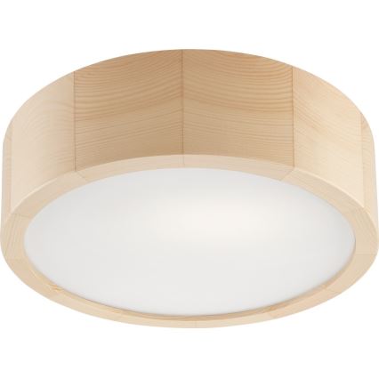Φωτιστικό οροφής μπάνιου NATURAL 2xE27/15W/230V IP54 πεύκο Ø 27 εκ.