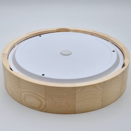 Φωτιστικό οροφής μπάνιου NATURAL 3xE27/15W/230V IP54 πεύκο ø 37 cm