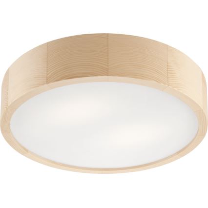 Φωτιστικό οροφής μπάνιου NATURAL 3xE27/15W/230V IP54 πεύκο ø 37 cm