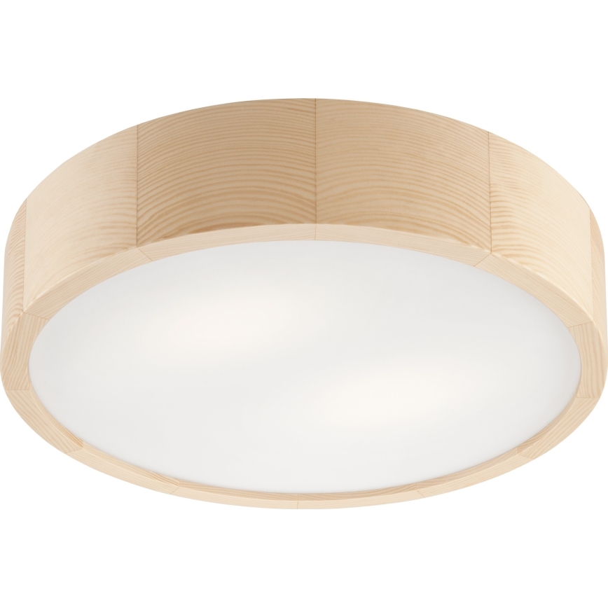 Φωτιστικό οροφής μπάνιου NATURAL 3xE27/15W/230V IP54 πεύκο ø 37 cm