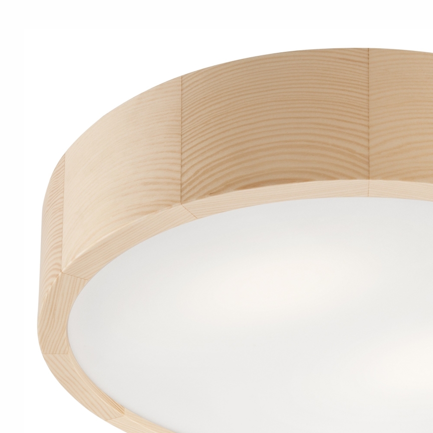 Φωτιστικό οροφής μπάνιου NATURAL 3xE27/15W/230V IP54 πεύκο ø 37 cm