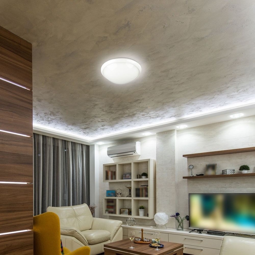 Φωτιστικό οροφής μπάνιου με αισθητήρα 1xE27/60W/230V IP44 ø 29,6 cm