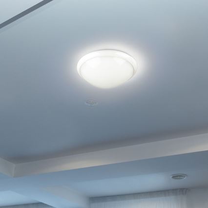 Φωτιστικό οροφής μπάνιου με αισθητήρα 1xE27/60W/230V IP44 ø 29,6 cm
