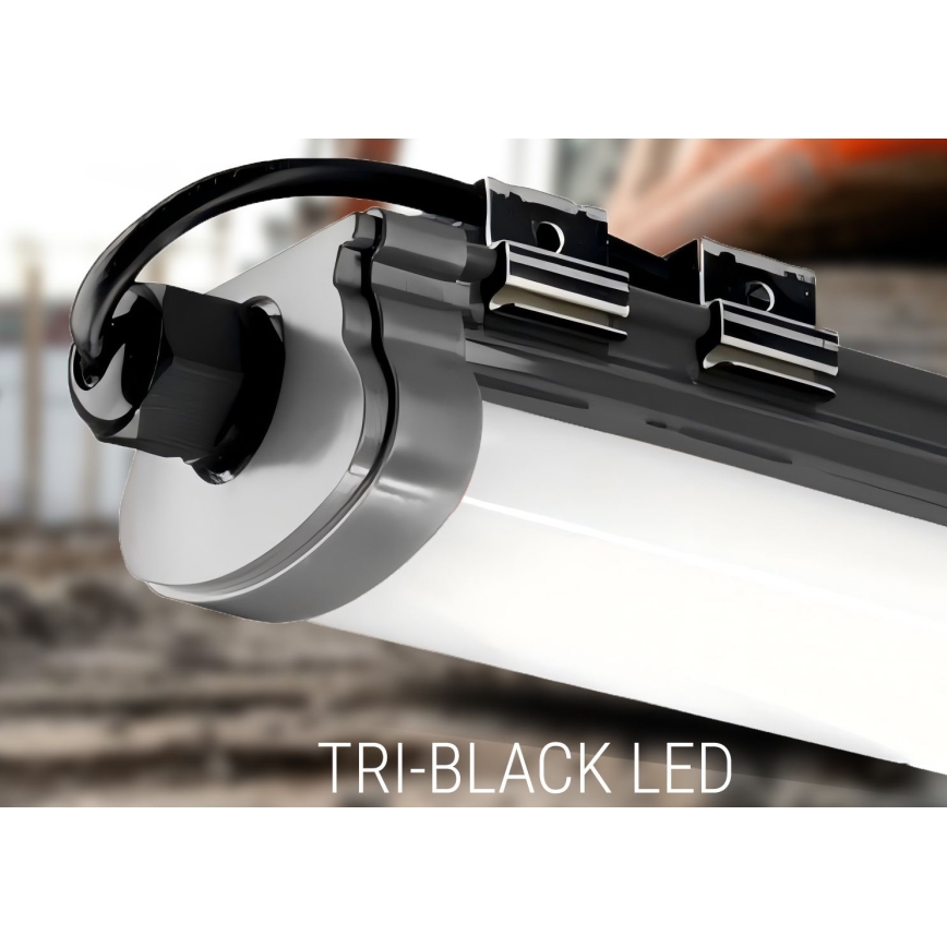 Φωτιστικό πάγκου κουζίνας LED LED/60W/230V 6000K 120 cm IP65 μαύρο