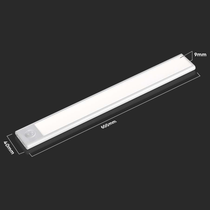 Φωτιστικό πάγκου κουζίνας LED με αισθητήρα LED/2,5W/5V 4000K 3000 mAh