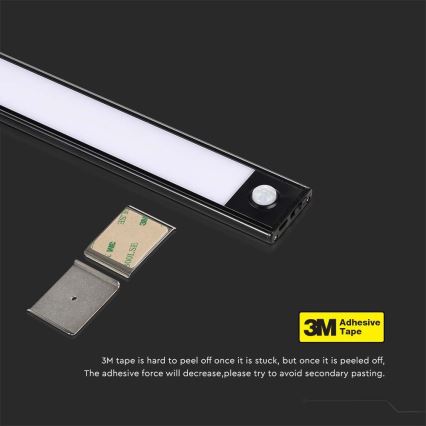 Φωτιστικό πάγκου κουζίνας LED με αισθητήρα LED/2W/5V 2200 mAh 3000K