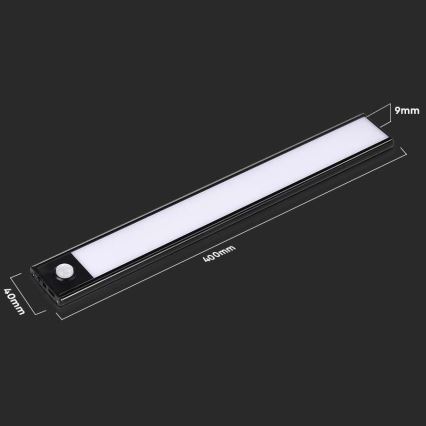 Φωτιστικό πάγκου κουζίνας LED με αισθητήρα LED/2W/5V 2200 mAh 3000K