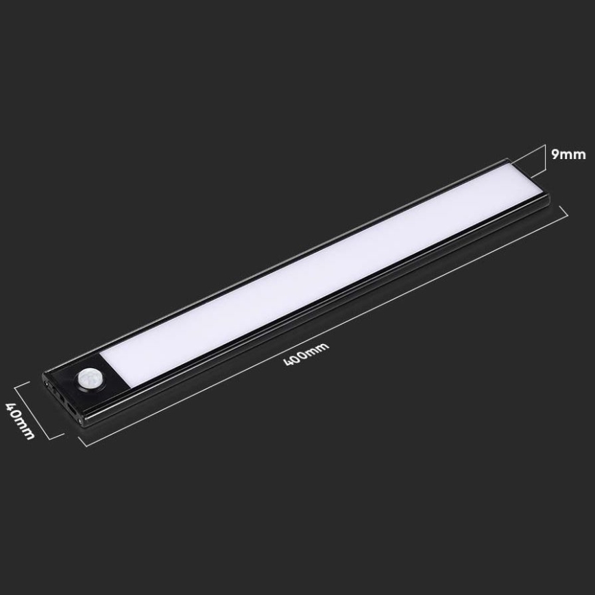 Φωτιστικό πάγκου κουζίνας LED με αισθητήρα LED/2W/5V 2200 mAh 3000K