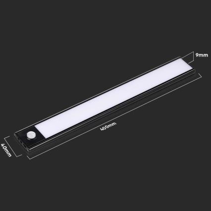 Φωτιστικό πάγκου κουζίνας LED με αισθητήρα LED/2W/5V 4000K 2200 mAh