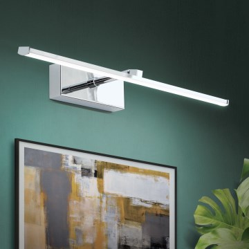 Φωτιστικό πίνακα LED PUBLIO LED/10W/230V 50 cm γυαλιστερό χρώμιο