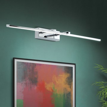 Φωτιστικό πίνακα LED PUBLIO LED/15W/230V 75 cm γυαλιστερό χρώμιο