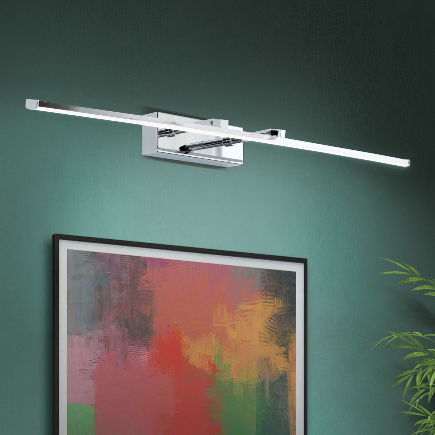 Φωτιστικό πίνακα LED PUBLIO LED/15W/230V 75 cm γυαλιστερό χρώμιο