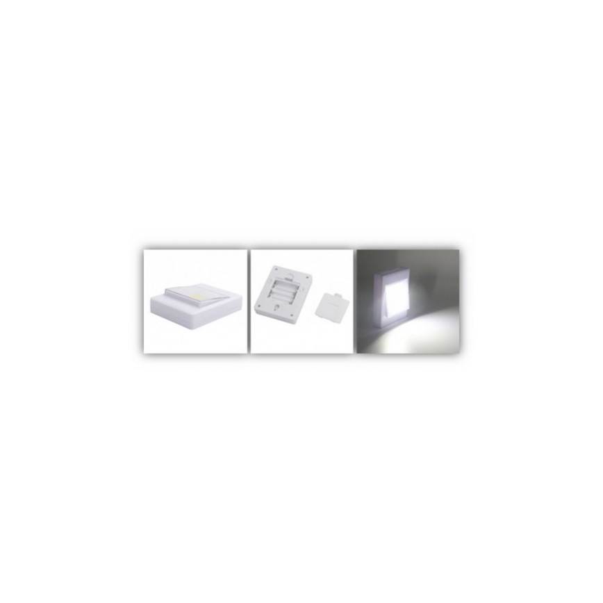 Φωτιστικό προσανατολισμού LED LED/3W/COB/3xAAA