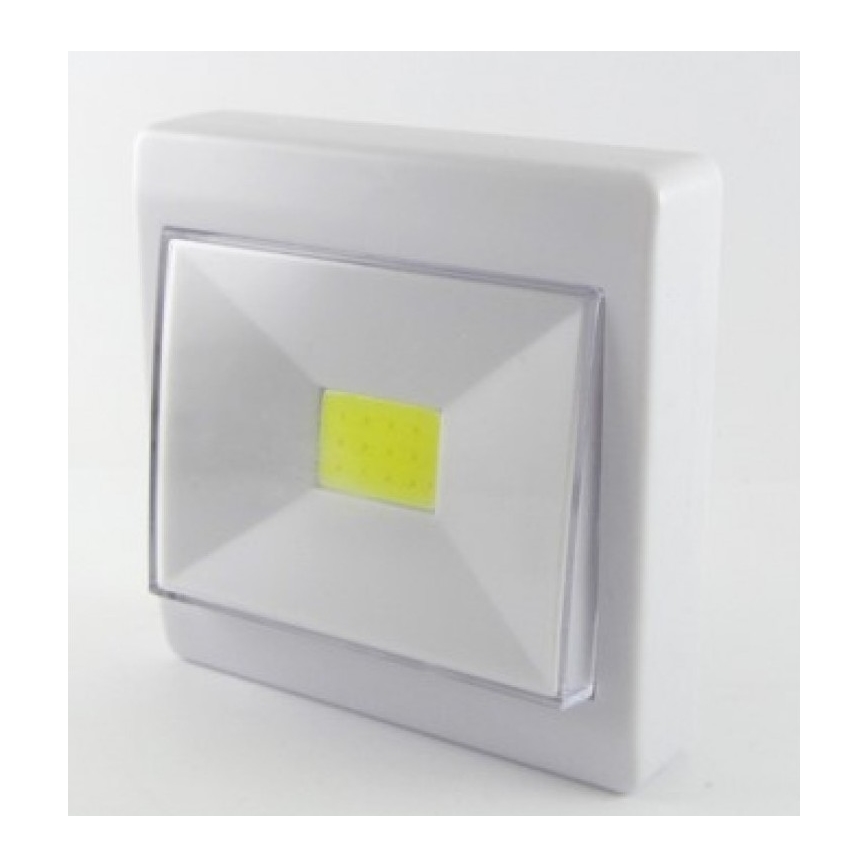 Φωτιστικό προσανατολισμού LED LED/3W/COB/3xAAA
