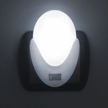 Φωτιστικό προσανατολισμού πρίζας LED LED/1W/230V