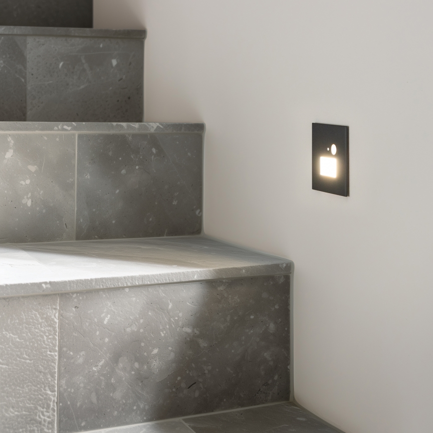Φωτιστικό σκάλας LED με αισθητήρα κίνησης LED/1,5W/230V 3000K/4000K/6500K