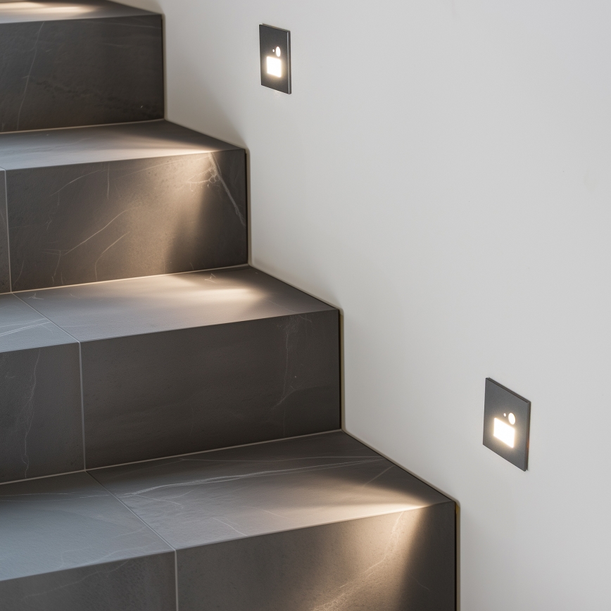 Φωτιστικό σκάλας LED με αισθητήρα κίνησης LED/1,5W/230V 3000K/4000K/6500K