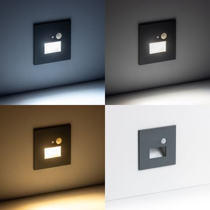 Φωτιστικό σκάλας LED με αισθητήρα κίνησης LED/1,5W/230V 3000K/4000K/6500K