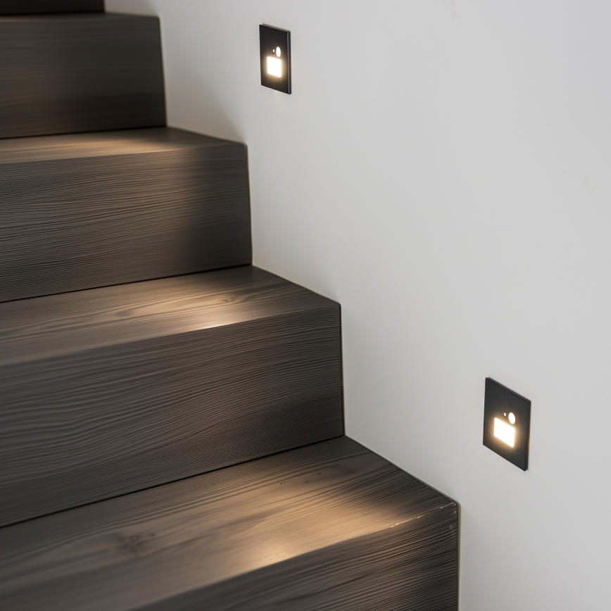 Φωτιστικό σκάλας LED με ανιχνευτή κίνησης LED/1,5W/230V 3000K/4000K/6500K