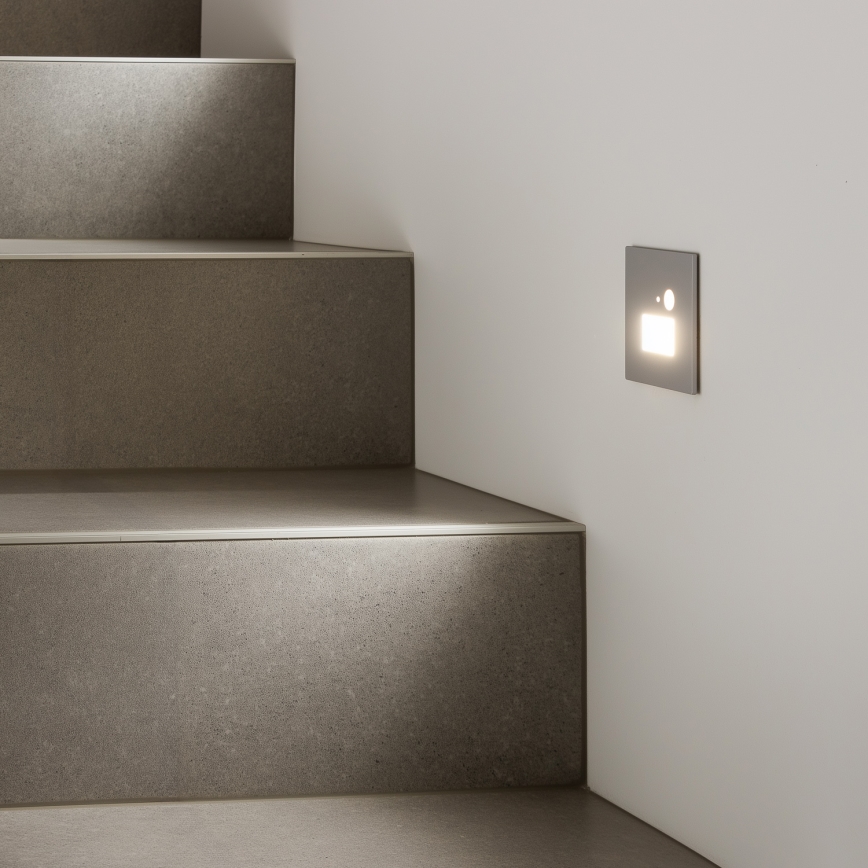 Φωτιστικό σκάλας LED με ένα motion αισθητήρας LED/1,5W/230V 3000K/4000K/6500K