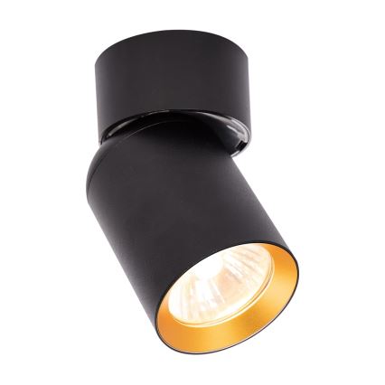 Φωτιστικό σποτ ANDY 1xGU10/8W/230V μαύρο/χρυσαφί