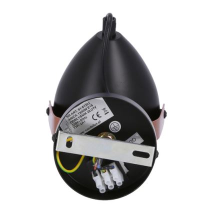 Φωτιστικό σποτ ANICA 1xE14/40W/230V μαύρο/χαλκός