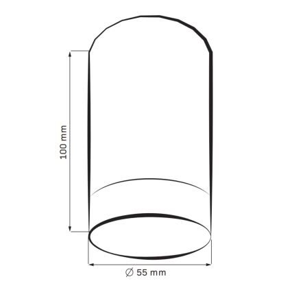 Φωτιστικό σποτ ARRAS 1xGU10/10W/230V λευκό
