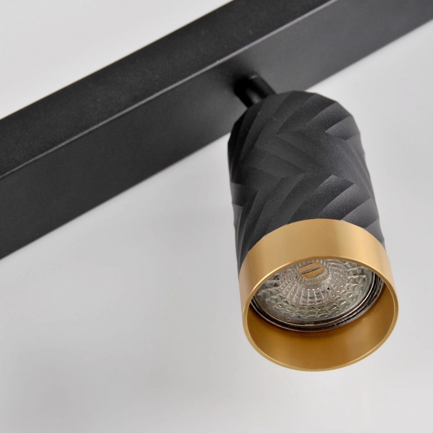 Φωτιστικό σποτ ARRAS 4xGU10/10W/230V μαύρο