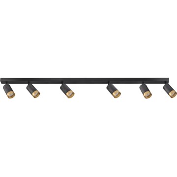 Φωτιστικό σποτ ARRAS 6xGU10/10W/230V μαύρο
