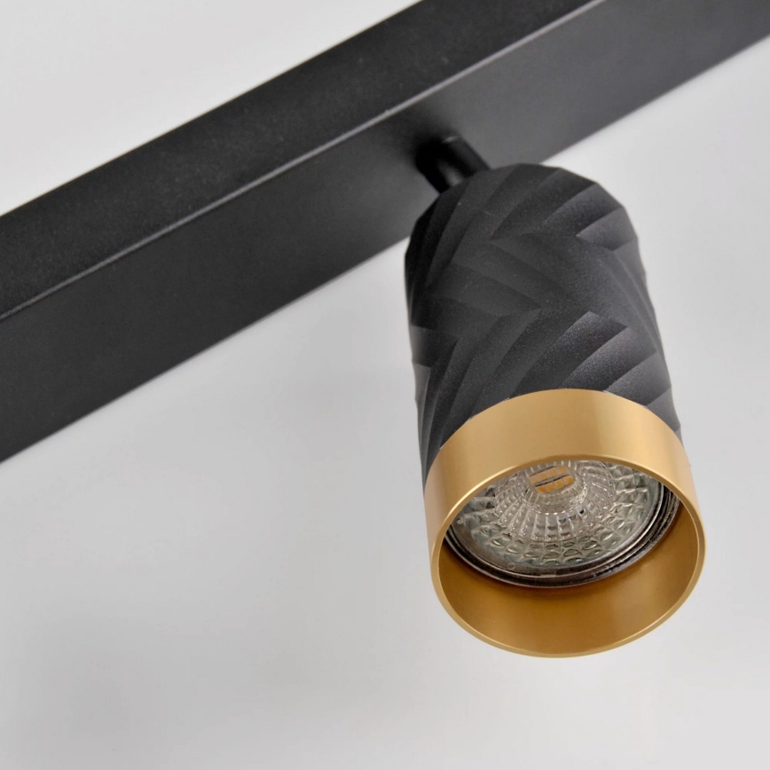Φωτιστικό σποτ ARRAS 6xGU10/10W/230V μαύρο