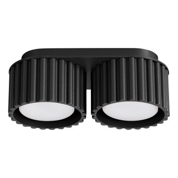 Φωτιστικό σποτ AURA 2xGX53/10W/230V μαύρο