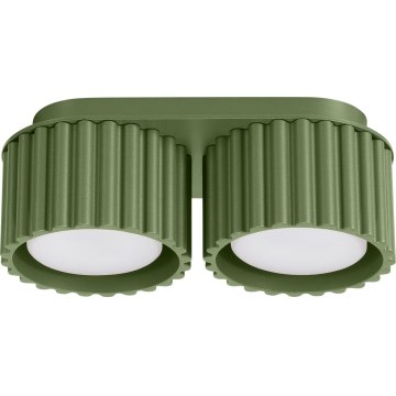 Φωτιστικό σποτ AURA 2xGX53/10W/230V, πράσινο