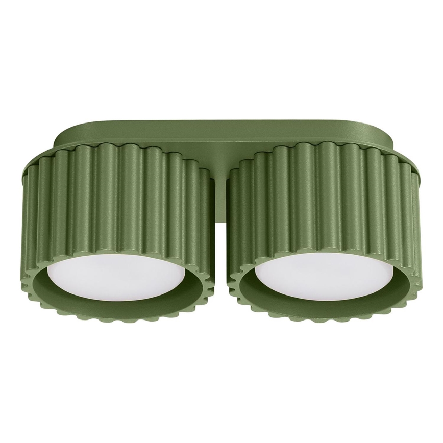 Φωτιστικό σποτ AURA 2xGX53/10W/230V, πράσινο