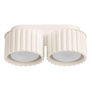 Φωτιστικό σποτ AURA 2xGX53/10W/230V σε κρεμ χρώμα