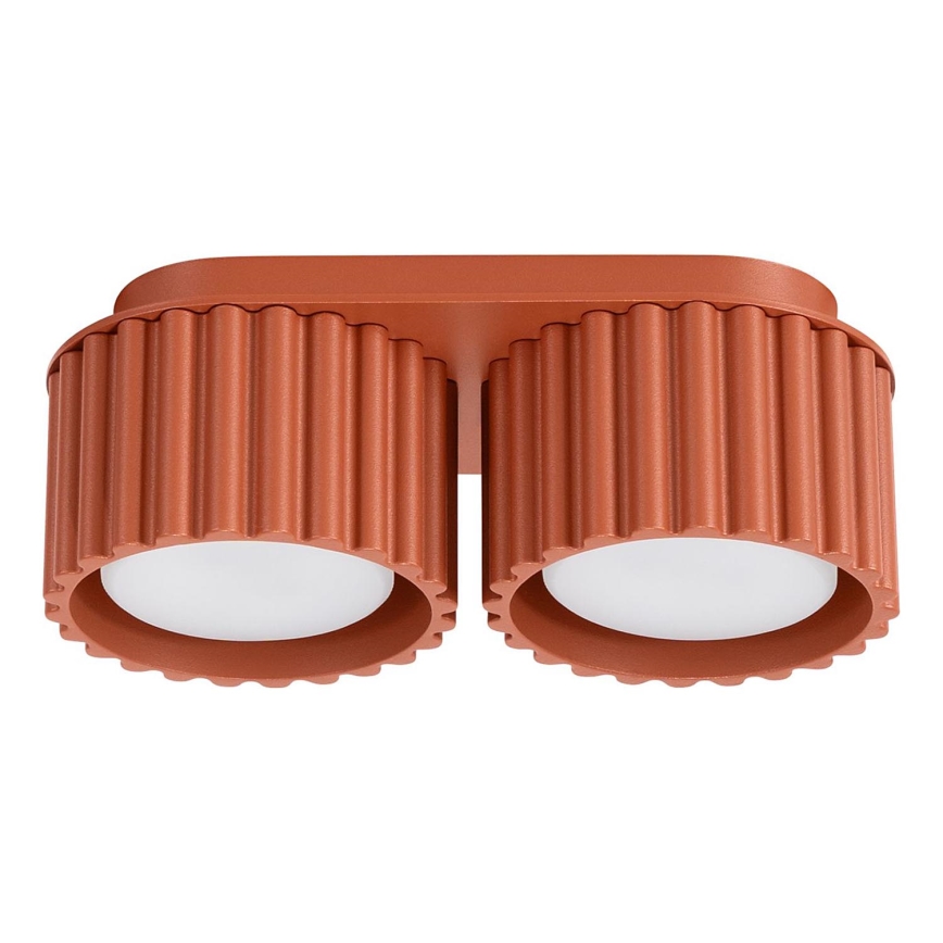 Φωτιστικό σποτ AURA 2xGX53/10W/230V σε πορτοκαλί