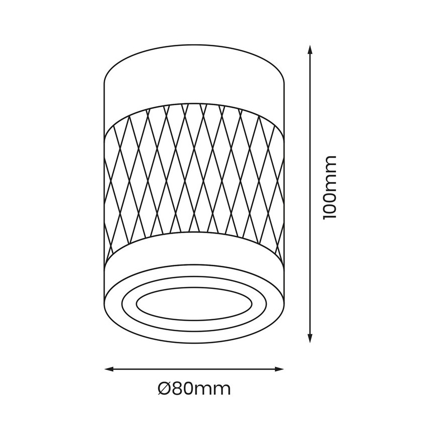 Φωτιστικό σποτ BIMA 1xGU10/25W/230V στρογγυλό λευκό