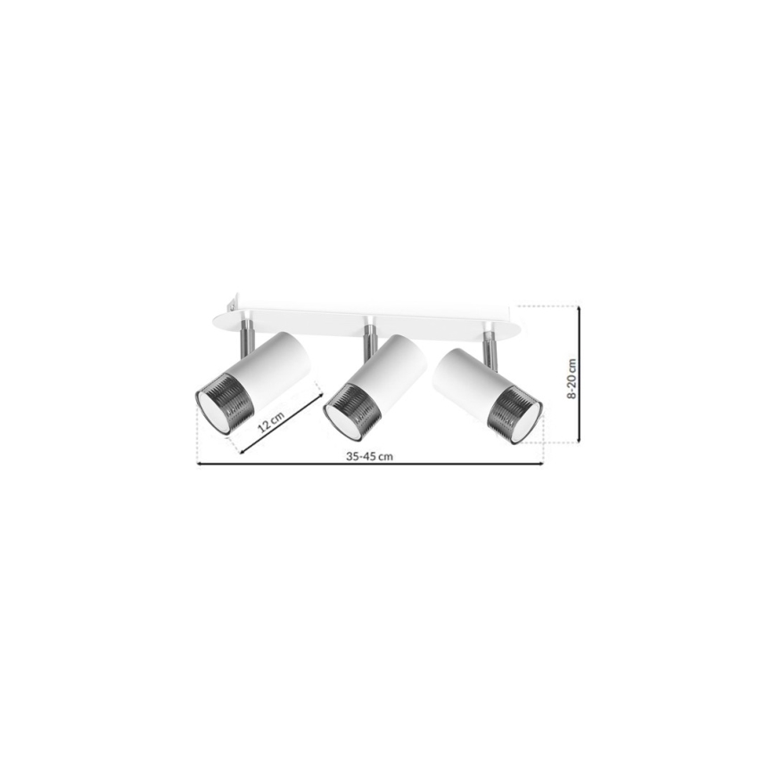 Φωτιστικό σποτ DANI 3xGU10/8W/230V
