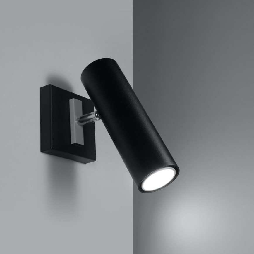 Φωτιστικό σποτ DIREZIONE 1xGU10/40W/230V μαύρο