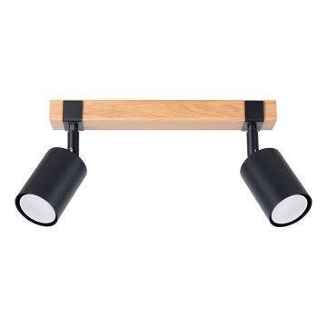 Φωτιστικό σποτ FAGER 2xGU10/10W/230V μαύρο