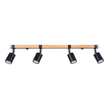 Φωτιστικό σποτ FAGER 4xGU10/10W/230V μαύρο