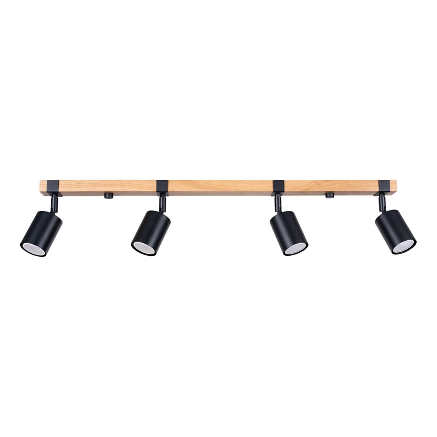Φωτιστικό σποτ FAGER 4xGU10/10W/230V μαύρο