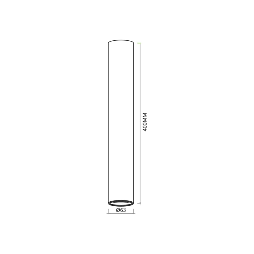 Φωτιστικό σποτ GENESIS 1xGU10/8W/230V 40 cm χρυσαφί