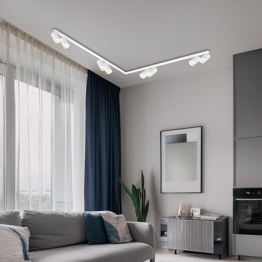 Φωτιστικό σποτ HERO SPOT 8xGU10/9W/230V λευκό