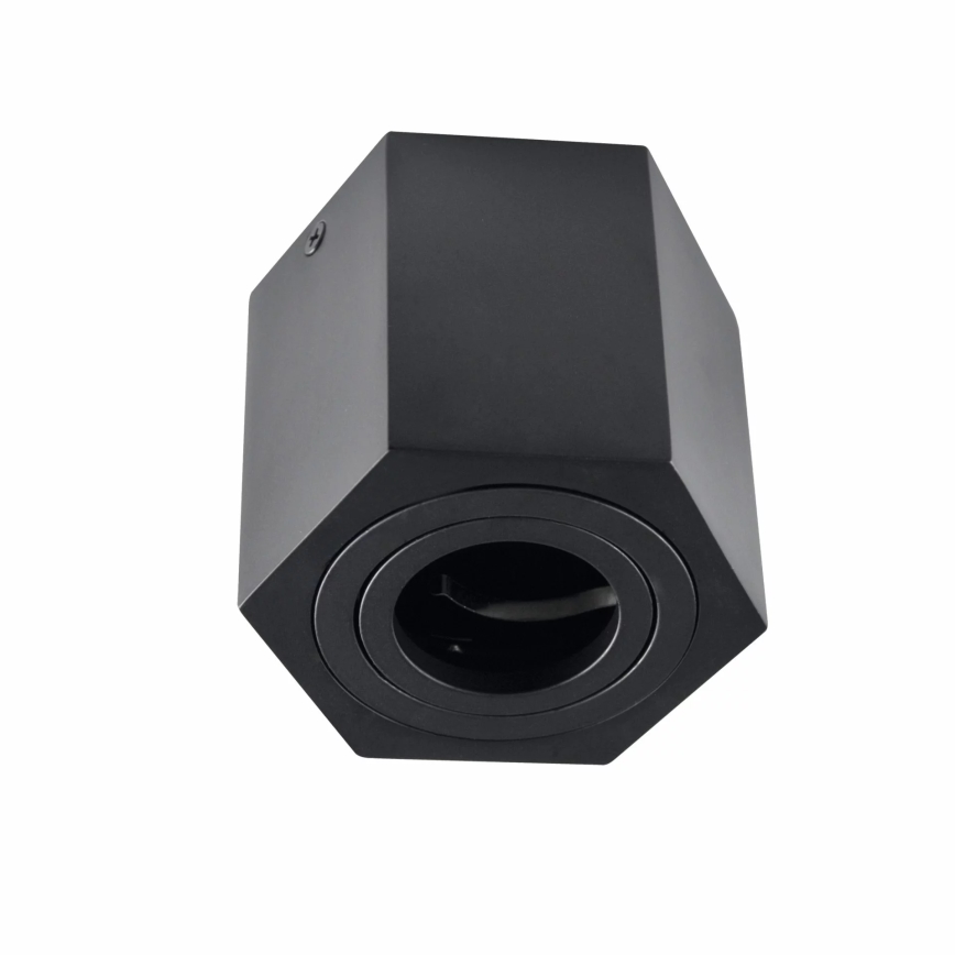 Φωτιστικό σποτ HEXAGON 1xGU10/10W/230V μαύρο