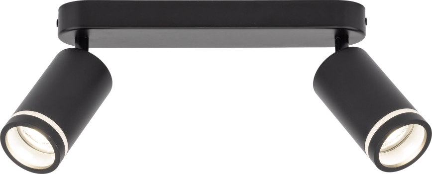 Φωτιστικό σποτ JET 2xGU10/10W/230V μαύρο