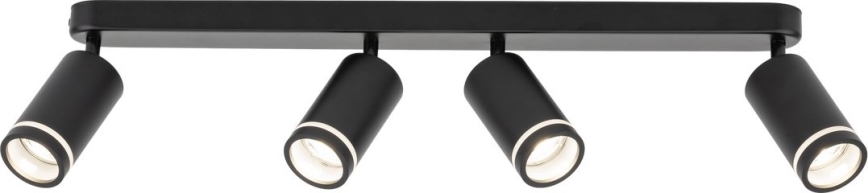 Φωτιστικό σποτ JET 4xGU10/10W/230V μαύρο