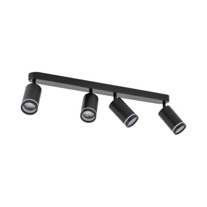 Φωτιστικό σποτ JET 4xGU10/10W/230V μαύρο