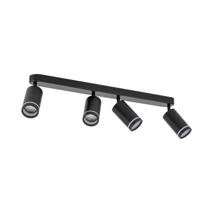 Φωτιστικό σποτ JET 4xGU10/10W/230V μαύρο