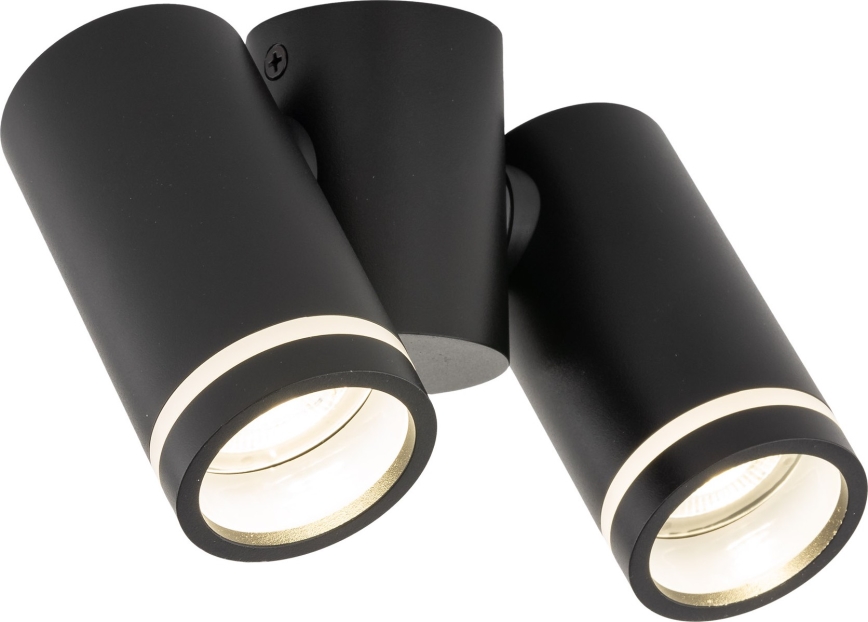 Φωτιστικό σποτ JET ΣΕΤ 2xGU10/10W/230V μαύρο
