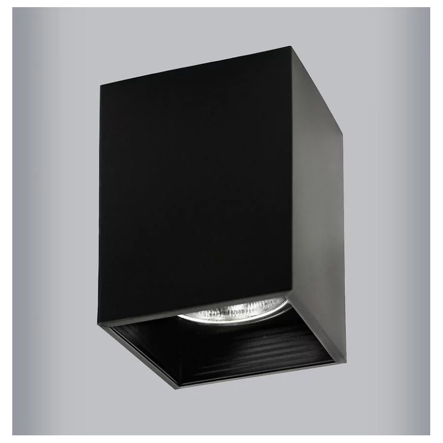Φωτιστικό σποτ JUPITER 1xE27/20W/230V 11,7x11,7 cm μαύρο